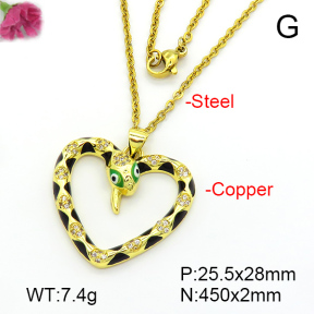 Fashion Copper Necklace  F7N300402vbnl-L035