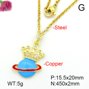 Fashion Copper Necklace  F7N300403vbmb-L035