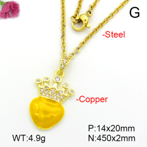 Fashion Copper Necklace  F7N300405vbmb-L035