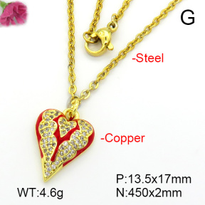 Fashion Copper Necklace  F7N300406vbnl-L035