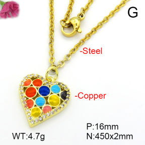 Fashion Copper Necklace  F7N300410vbnb-L035