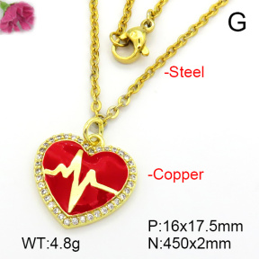 Fashion Copper Necklace  F7N300411bbml-L035