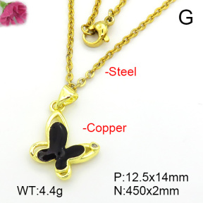 Fashion Copper Necklace  F7N300417ablb-L035