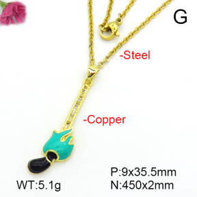 Fashion Copper Necklace  F7N300418vbmb-L035