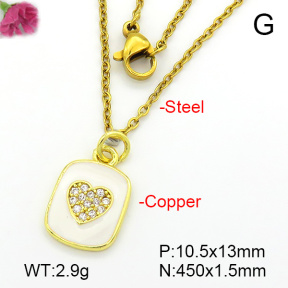 Fashion Copper Necklace  F7N300428vbll-L035