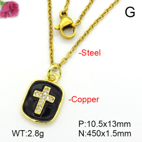Fashion Copper Necklace  F7N300431vbll-L035