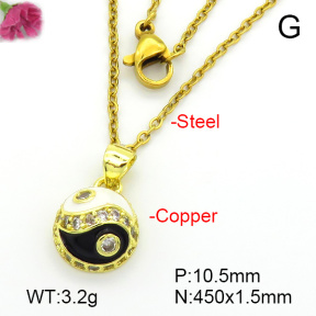 Fashion Copper Necklace  F7N300432vbmb-L035