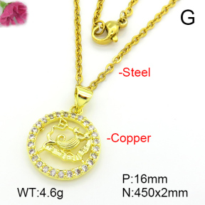 Fashion Copper Necklace  F7N401612vbll-L035