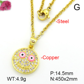 Fashion Copper Necklace  F7N401624vbmb-L035