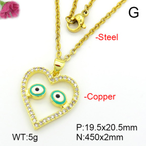 Fashion Copper Necklace  F7N401625bbml-L035