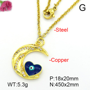 Fashion Copper Necklace  F7N401634bbml-L035