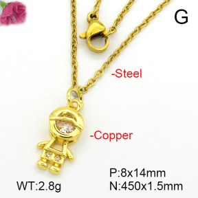 Fashion Copper Necklace  F7N401638ablb-L035