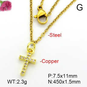 Fashion Copper Necklace  F7N401642aakl-L035