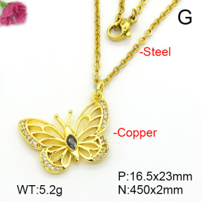 Fashion Copper Necklace  F7N401645vbmb-L035