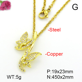 Fashion Copper Necklace  F7N401651bbml-L035