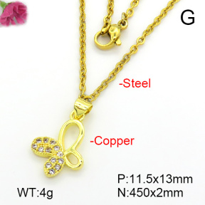 Fashion Copper Necklace  F7N401652ablb-L035