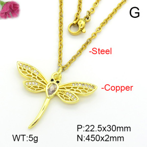 Fashion Copper Necklace  F7N401657vbmb-L035