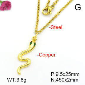 Fashion Copper Necklace  F7N401665ablb-L035