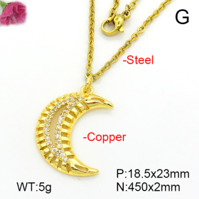 Fashion Copper Necklace  F7N401670vbmb-L035