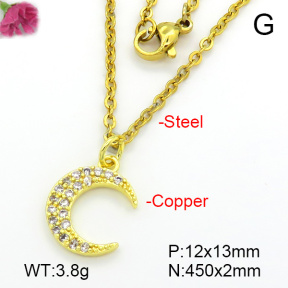 Fashion Copper Necklace  F7N401673ablb-L035