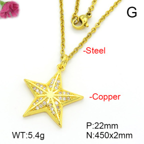 Fashion Copper Necklace  F7N401688vbmb-L035