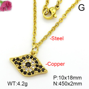 Fashion Copper Necklace  F7N401691vbll-L035