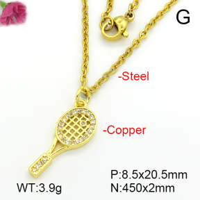 Fashion Copper Necklace  F7N401692ablb-L035