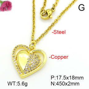 Fashion Copper Necklace  F7N401697vbmb-L035