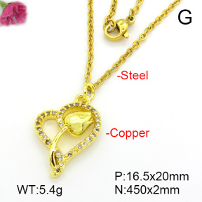 Fashion Copper Necklace  F7N401700vbll-L035