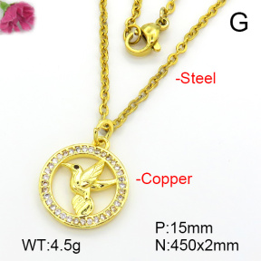 Fashion Copper Necklace  F7N401704vbll-L035