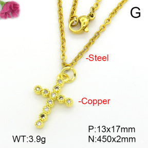 Fashion Copper Necklace  F7N401723ablb-L035