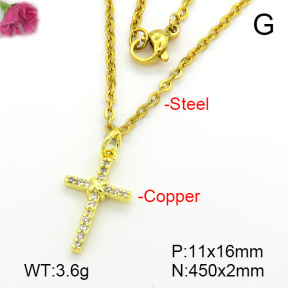 Fashion Copper Necklace  F7N401726ablb-L035