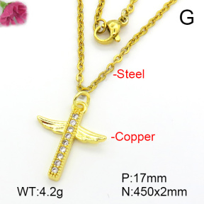Fashion Copper Necklace  F7N401728aakl-L035