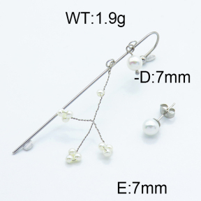 Stainless Steel Earrings  Clear Inventory  6E3002284aakh-900