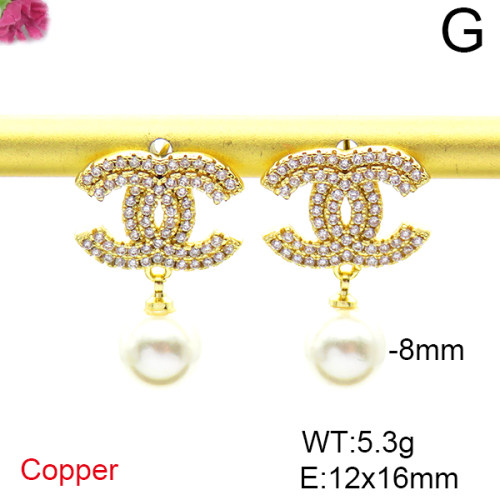 Fashion Chanel Earrings Shell Beads  PE0141620vhnv-L036