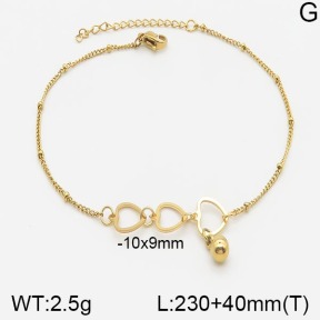Stainless Steel Anklets  5A9000522vbmb-610
