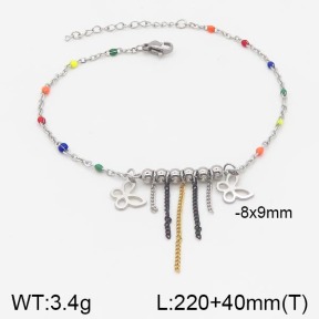 Stainless Steel Anklets  5A9000542vbmb-610