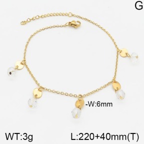 Stainless Steel Anklets  5A9000551bbml-610