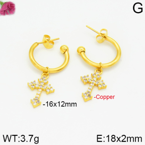 Fashion Copper Earrings  F2E400744bhva-J48