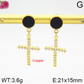 Fashion Copper Earrings  F2E400749vhha-J48