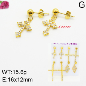 Fashion Copper Earrings  F2E400751ajia-J48