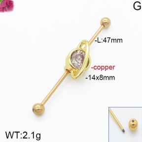 Copper Body Jewelry  F5PU50048vbmb-J147