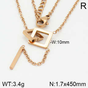 Stainless Steel Necklace  2N2001716vbpb-473