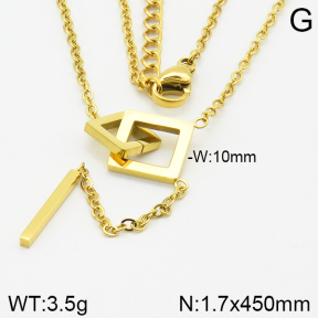 Stainless Steel Necklace  2N2001717bbov-473