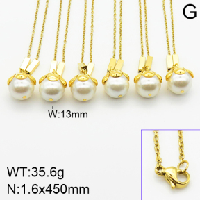 Stainless Steel Necklace  2N3000738amaa-666