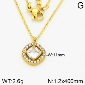 Stainless Steel Necklace  2N4001080bbov-473