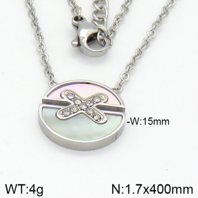 Stainless Steel Necklace  2N4001110bbov-473