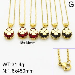 Stainless Steel Necklace  2N4001141amaa-666