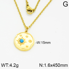 Stainless Steel Necklace  2N4001149bhva-666