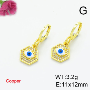 Fashion Copper Earrings  F6E404073baka-L002